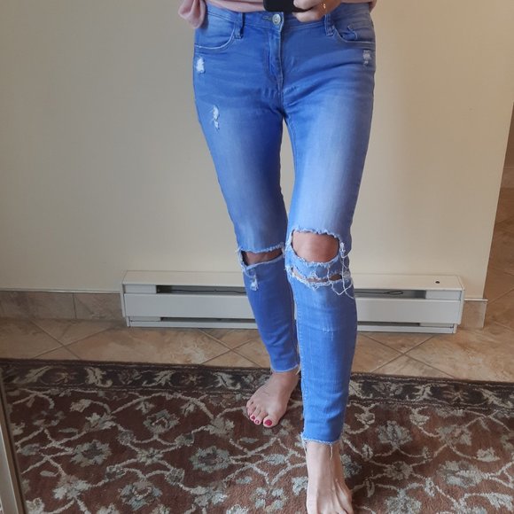 Tally Weijl Distressed Skinny Jean (light washed) - Picture 3 of 15